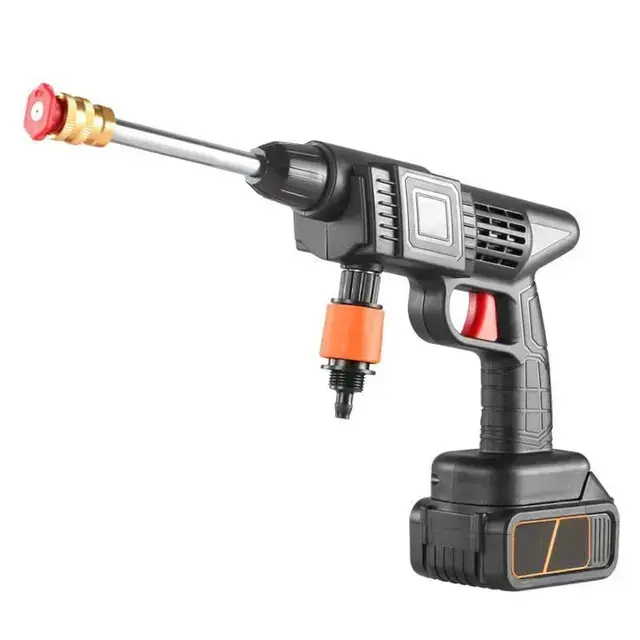 Бездротовий пістолет для миття автомобіля мийка високого тиску 21V Artifact мийка розпилювач авто - Зображення 2