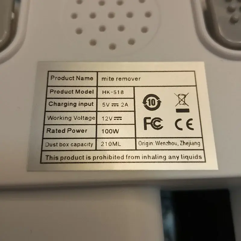 Бездротовий розумний очисник від кліщів з ультрафіолетовою стерилізацією та HEPA-фільтром - Зображення 9