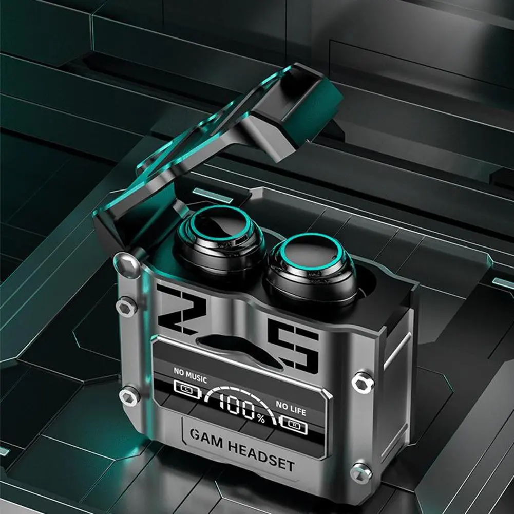 Бездротові навушники Bluetooth M 25 механічні армовані подвійного режиму ігрові - Зображення 5