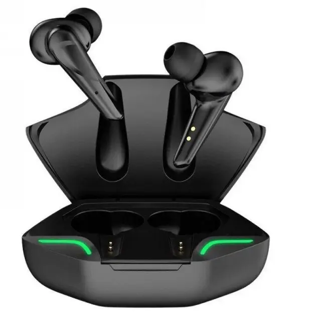 Бездротові навушники TWS Bluetooth Bakey G11 з мікрофоном. Кейс, повербанк, LED підсвічування Black - Зображення 3