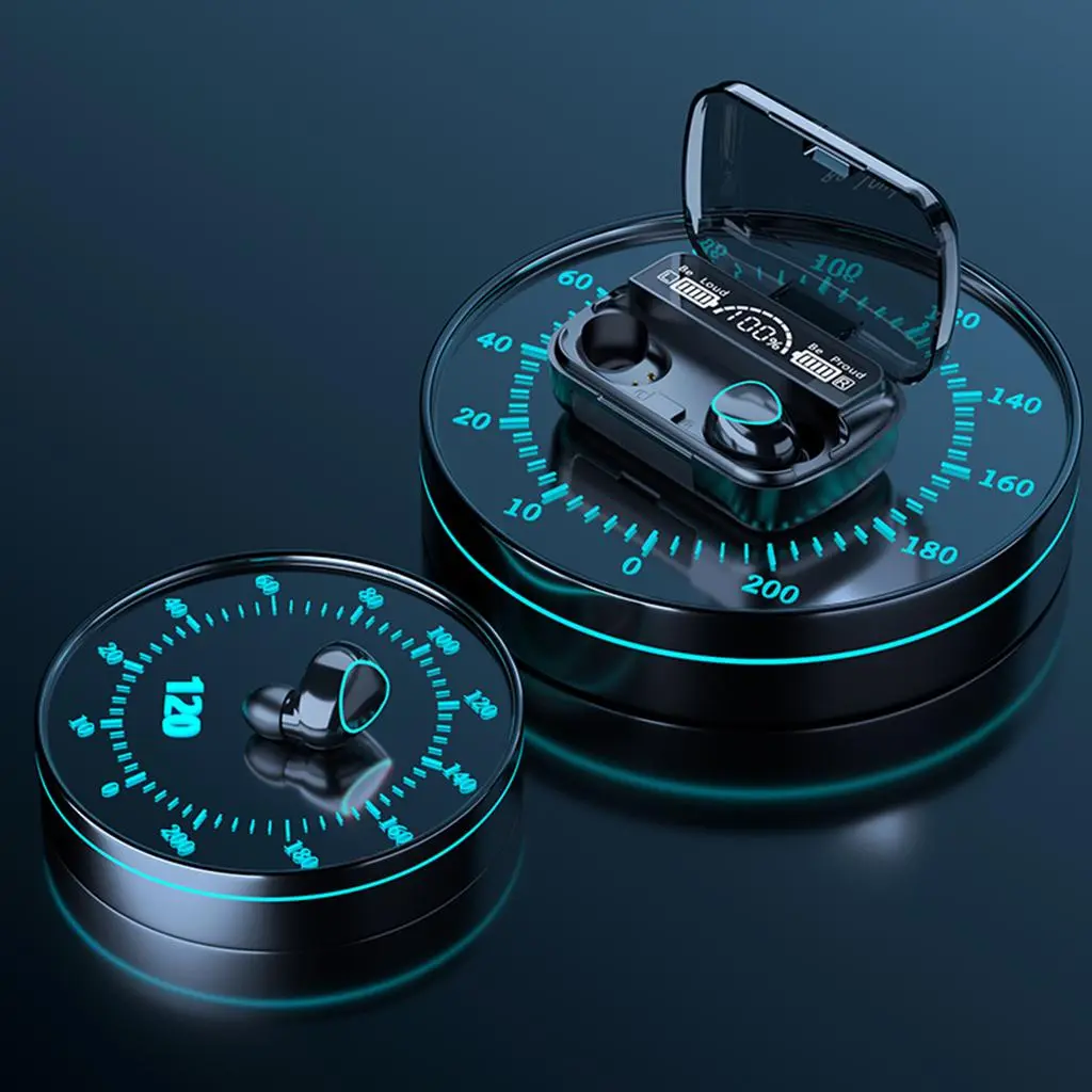 Бездротові навушники вкладиші з мікрофоном для Андроїд та IOS TWS WIRELESS (M10) - Зображення 3