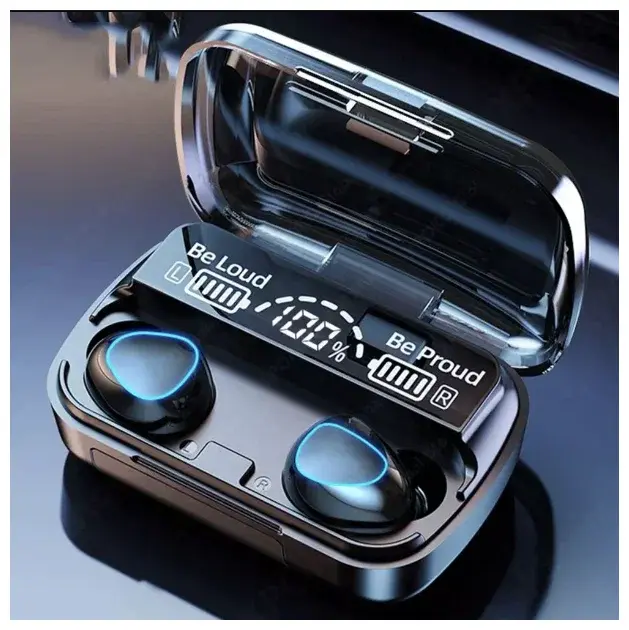 Бездротові навушники вкладиші з мікрофоном для Андроїд та IOS TWS WIRELESS (M10) - Зображення 6