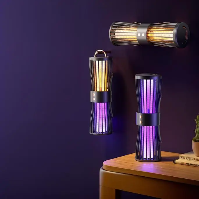 Безшумна лампа-пастка для комарів, нічник, зарядка через USB, LY-936 - Зображення 2