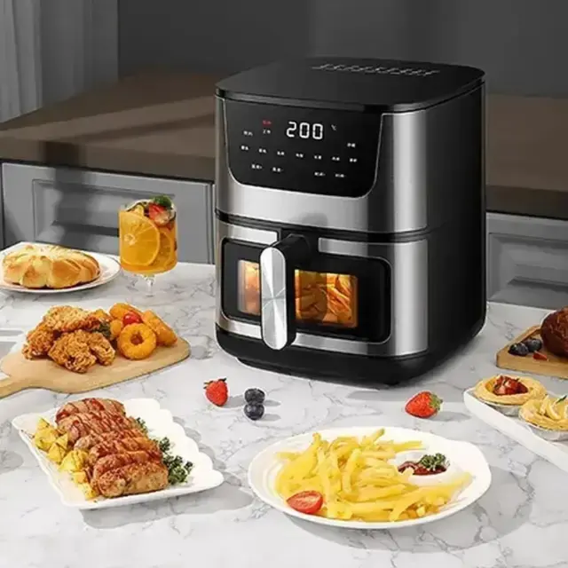 Безмасляна фритюрниця на 7 л DOMOTEC MS-3221 3500W - Зображення 3