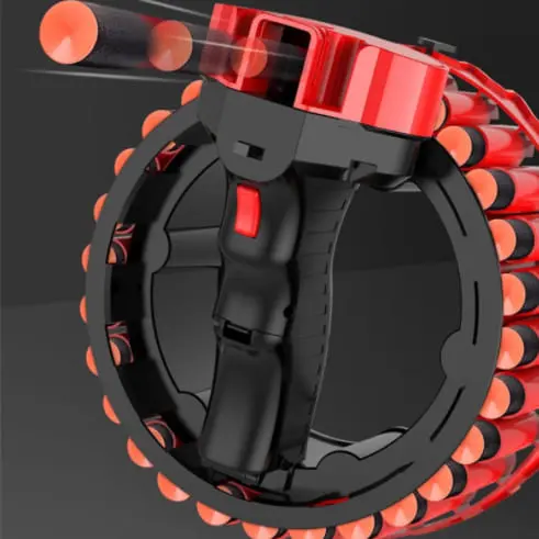 Бластер-кулемет GROWLER Іграшковий Автоматичний На акумуляторі З 28 м'якими кулями-присосками - Зображення 6