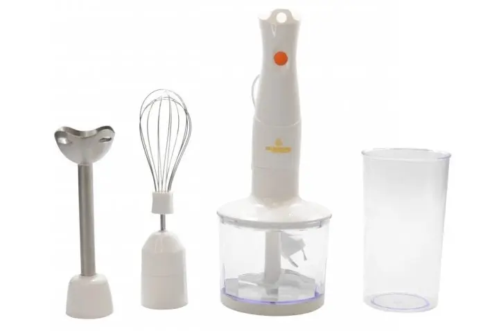 Блендер 4 в 1 Crownberg CB-6222 міксер подрібнювач віночок чоппер. побутовий прилад, для подрібнення та збивання продуктів - Зображення 5