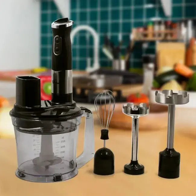 Блендер DOMOTEC MS-5106 5в1 (занурювальний, 800Вт, нерж.) - Зображення 2