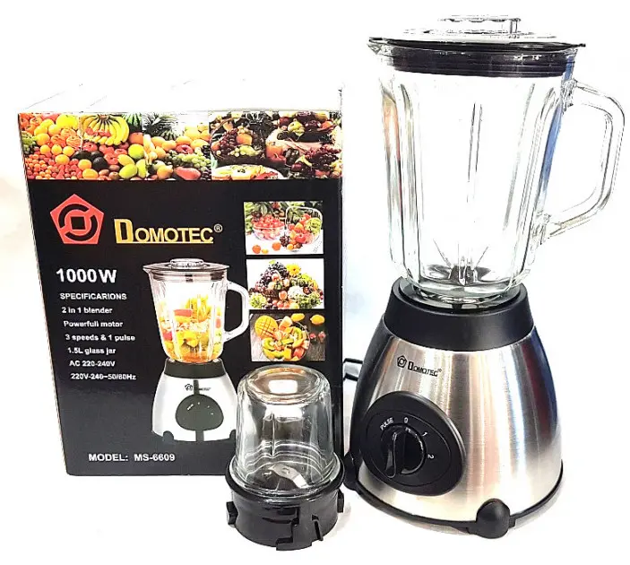 Блендер Domotec MS 6609 BLACK 220V/1000w - Зображення 5