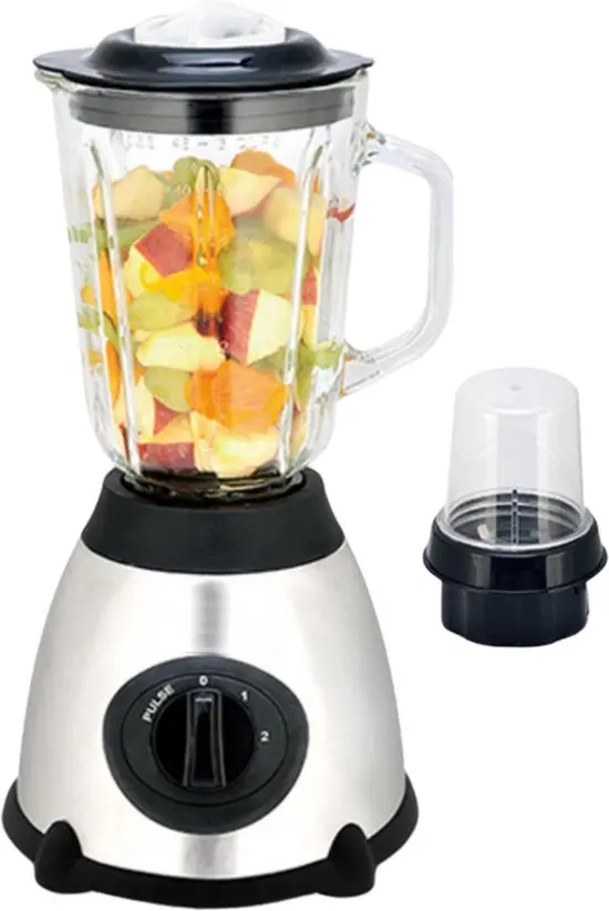 Блендер стаціонарний Haeger HG-288, блендер подрібнювач із кавомолкою, з чашею 1.5 л, три швидкості, 850 Вт - Зображення 3