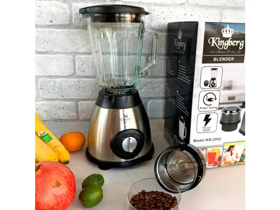 Блендер та кавомолка KINGBERG KB-2052 (800W) - Зображення 7