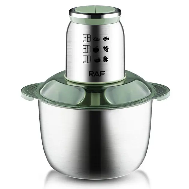Блендер-подрібнювач із металевою колбою на 5л RAF R.7014 1000W - Зображення 2