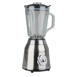 Блендер подрібнювач стаціонарний Sokany SK-186 портативний блендер із чашею 1,5л