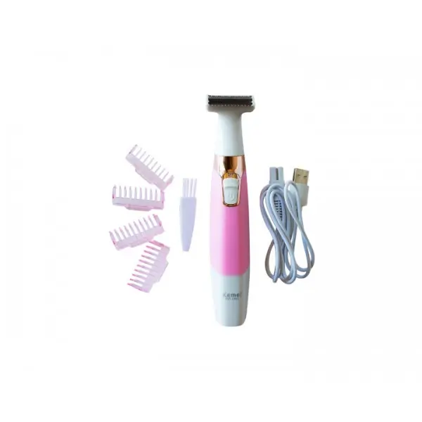 Бритва-триммер жіночий для брів KEMEI KM 1900 USB