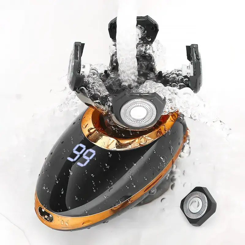 Бритва 5 в 1 VGR V-316 Водонипроницаемая Акумуляторна З LED дисплеєм - Зображення 4