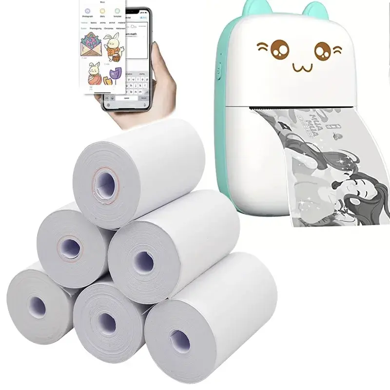 Папір для міні термопринтера білий 5шт - Зображення 3