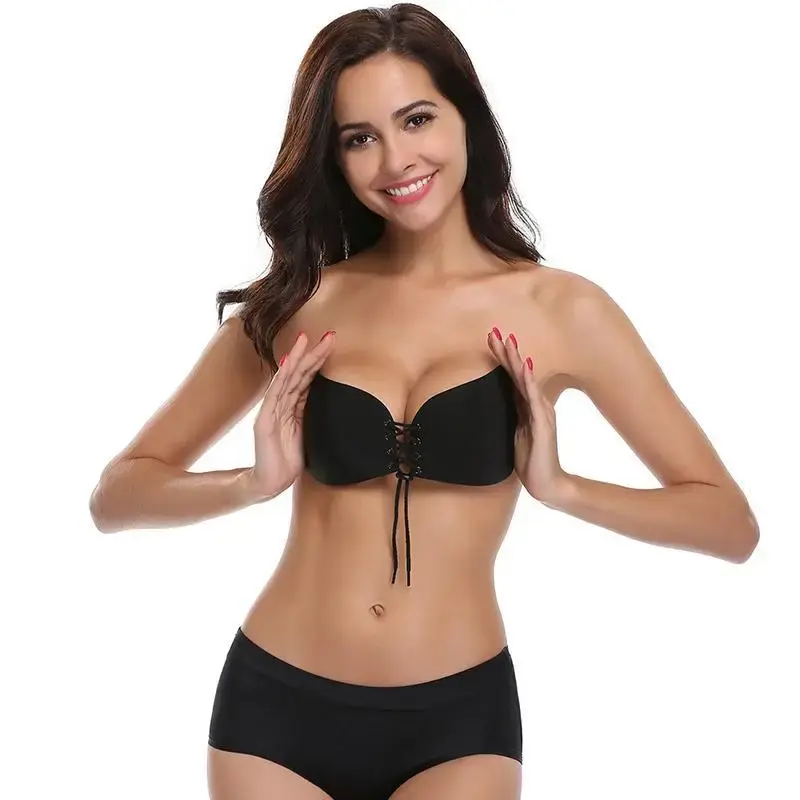 Бюстгальтер-невидимка Fly Bra ліфчик без бретелів на шнурівці - Зображення 6