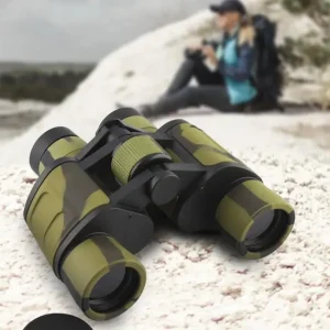 Бінокль польовий гумовий з чохлом 8X Baigish W10 8×40 Камуфляжний