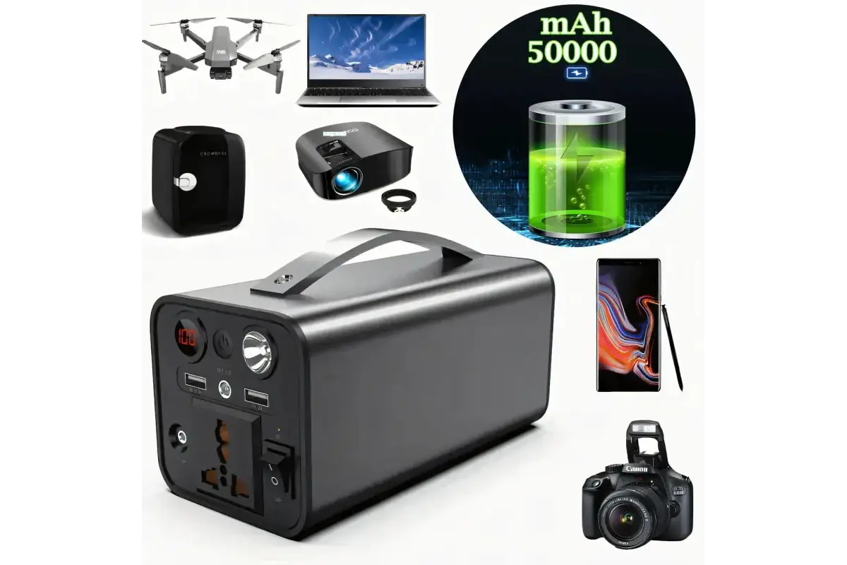 Портативний зарядний пристрій 200Вт, POWER BANK 50000мАч
