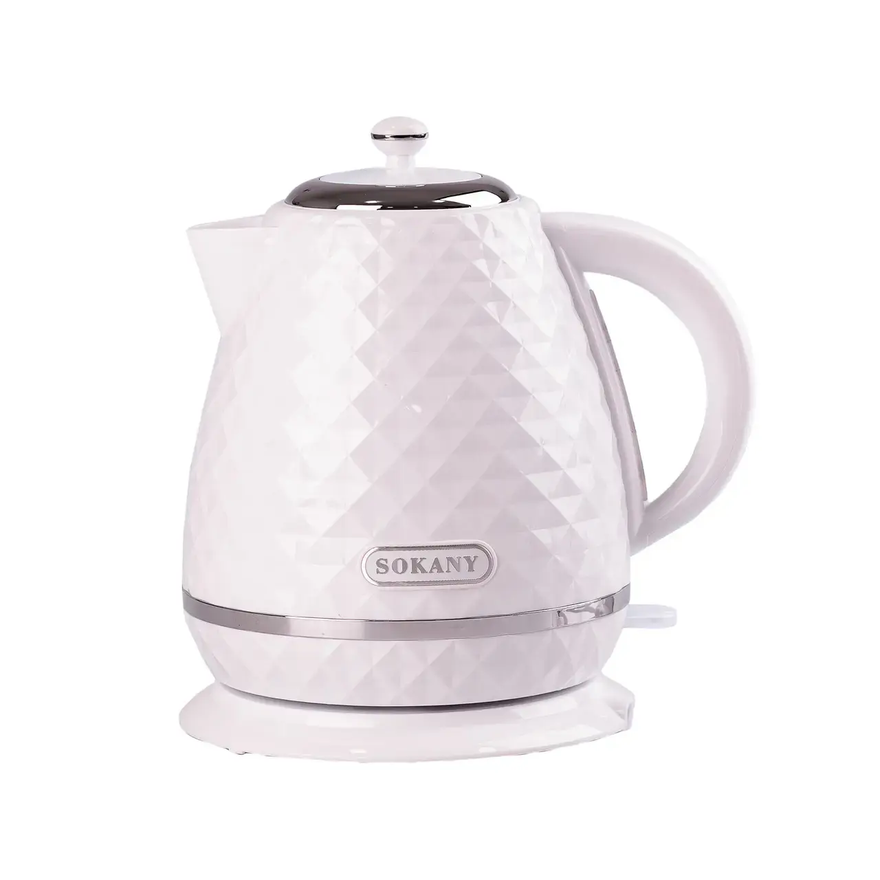 Чайник електричний безшумний дисковий на 1,7 л 2200 Вт Sokany SK-1032 - Зображення 2
