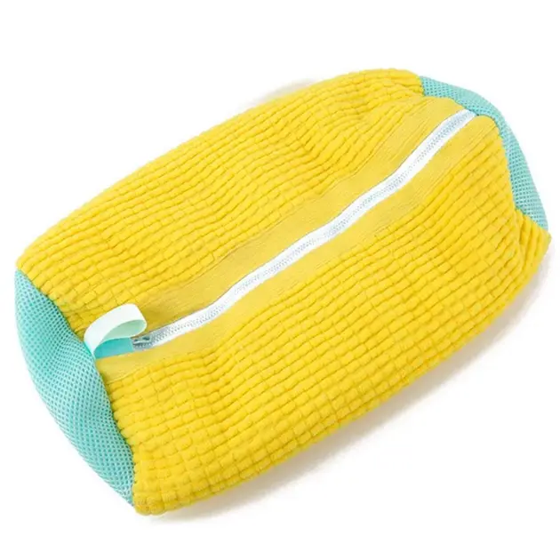 Чохол із мікрофібри на блискавці для прання взуття в пральній машині - Зображення 5