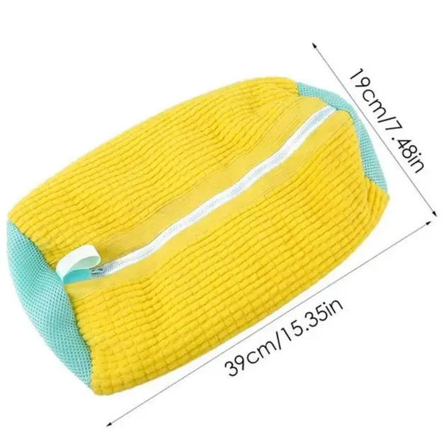 Чохол із мікрофібри на блискавці для прання взуття в пральній машині - Зображення 3