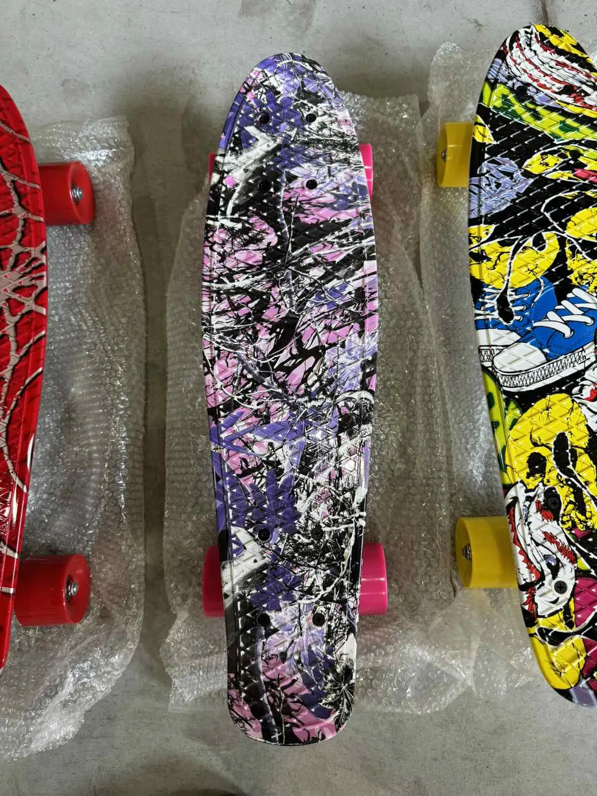 Пенні борд скейтборд Penny Board Fish Skateboards 22" ABEC-7 з колесами, що світяться - Зображення 10