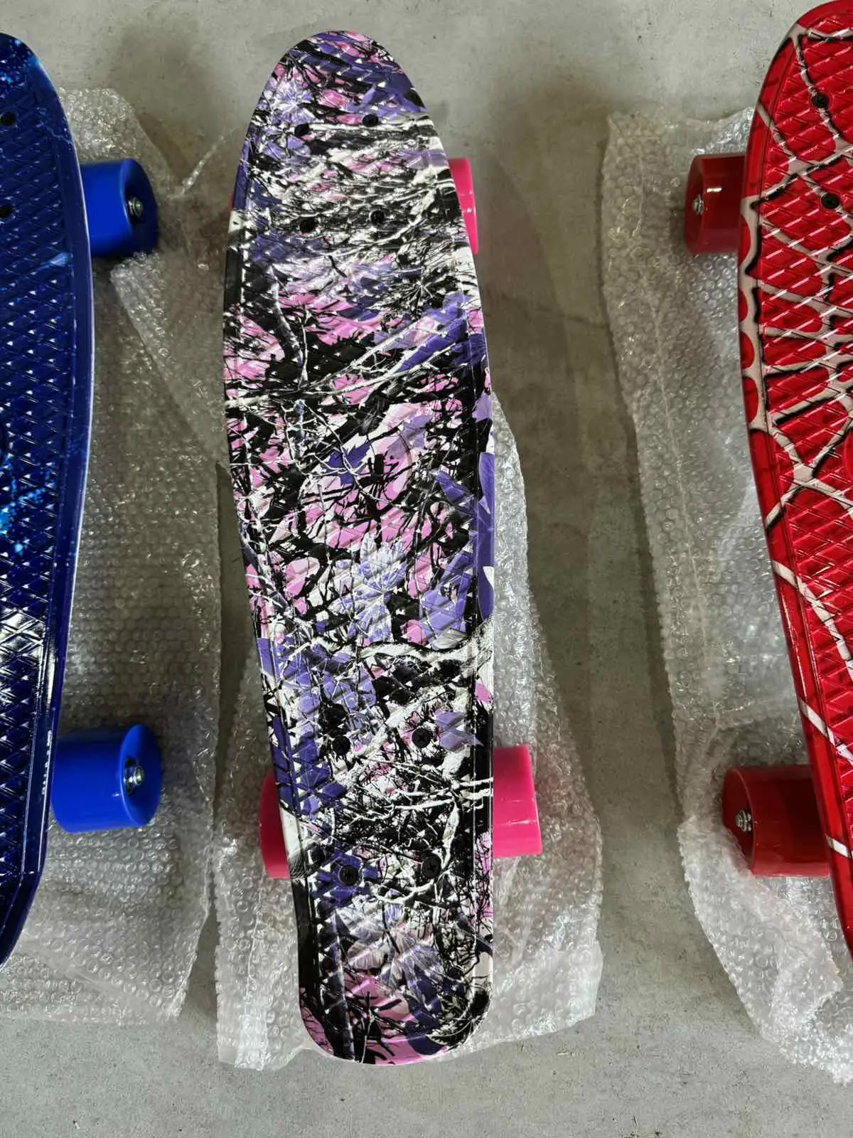 Пенні борд скейтборд Penny Board Fish Skateboards 22" ABEC-7 з колесами, що світяться - Зображення 8