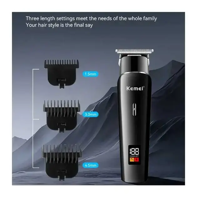 Машинка для стрижки Kemei KM-1113 - Зображення 4