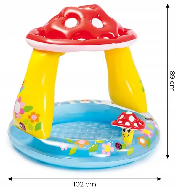 Надувний басейн Intex Грибочок 102 x 89 см 57114 - Зображення 3
