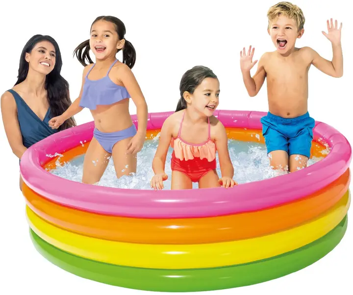Басейн дитячий (56441) 168-46см, Веселка, 780 л, зливна пробка, ремкомлект - Зображення 2