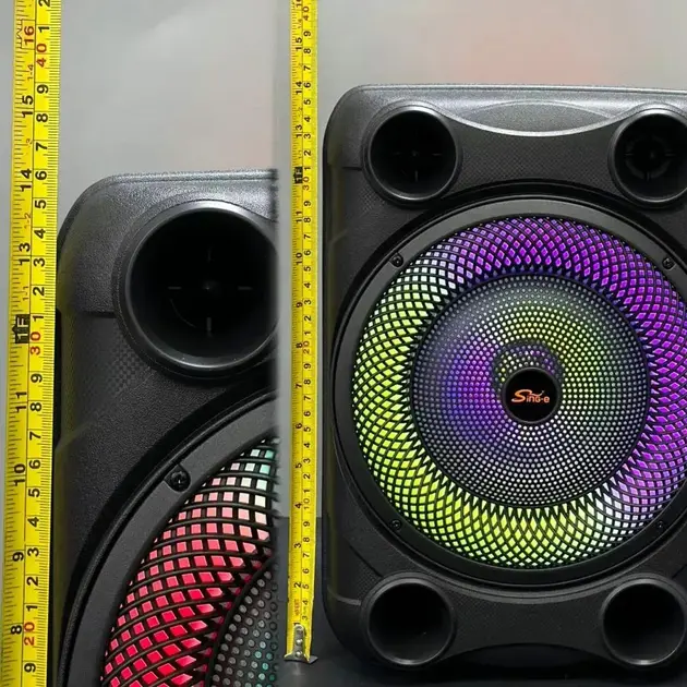 Бездротова караоке колонка з мікрофоном та RGB-підсвічуванням Sing-e ZQS8148 - Зображення 4