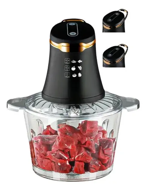 Подрібнювач електричний / Кухонний блендер чоппер із чашею Domotec MS 7041 600Вт 3л 32х22х12 см - Зображення 2