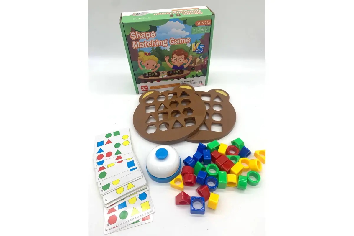 Настільна розвиваюча гра на відповідність форми та кольору - Зображення 3