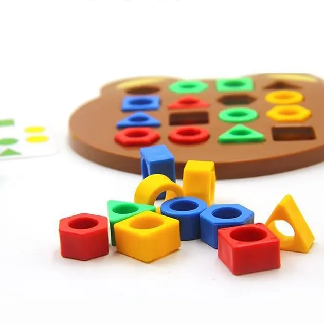 Настільна розвиваюча гра на відповідність форми та кольору - Зображення 4