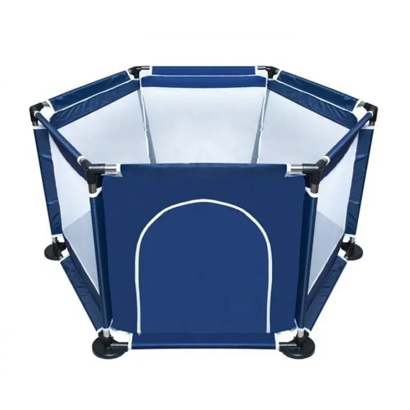 Манеж дитячий Malatec 126х109х65, 5 см темно-синій - Зображення 2