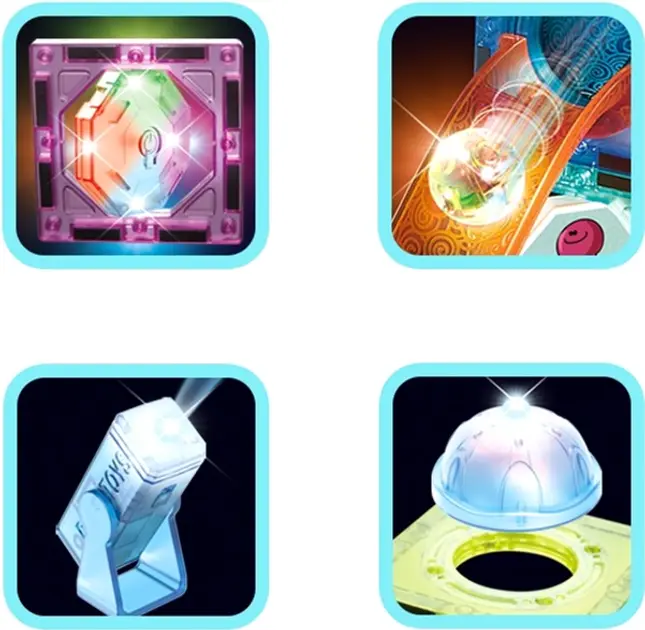 Магнітний конструктор Woopie Light Magnetic Blocks G025/110 деталей - Зображення 3