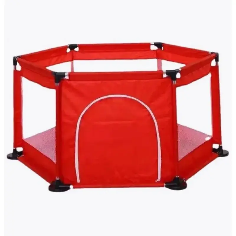 Дитячий манеж для розвитку IMBABY 6 секцій - із парканом для малюків - сухий басейн для дитячих ігор, для куль або килимка - Зображення 2