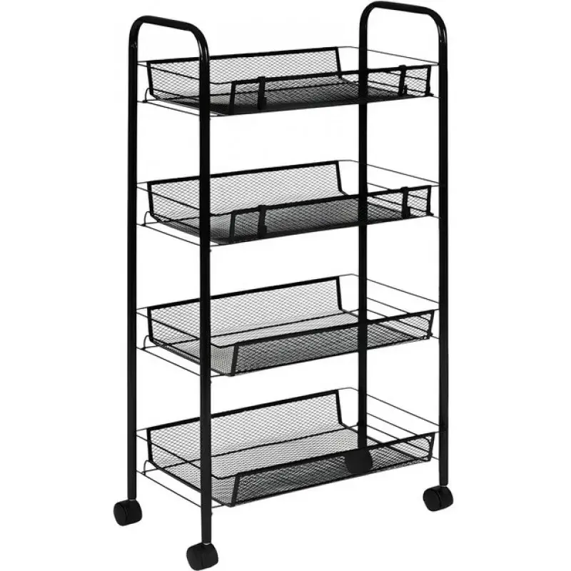 Етажерка органайзер 4-х ярусна на коліщатках - Зображення 2