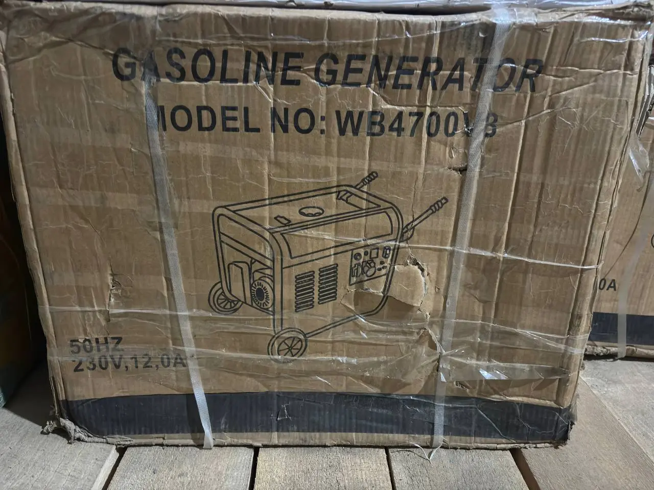 Генератор Gasoline Generator WB4700 50HZ - Зображення 2