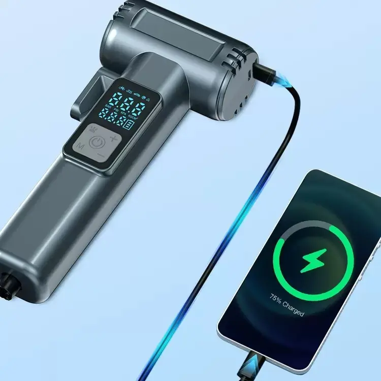 Автомобільний компресор 150PSI 12V, що перезаряджається, з Powerbank SW-201B - Зображення 3