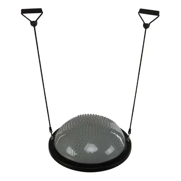 Гімнастична напівсфера для фітнесу, балансувальна подушка, PF-01 платформа 60 см Фіолетова - Зображення 3