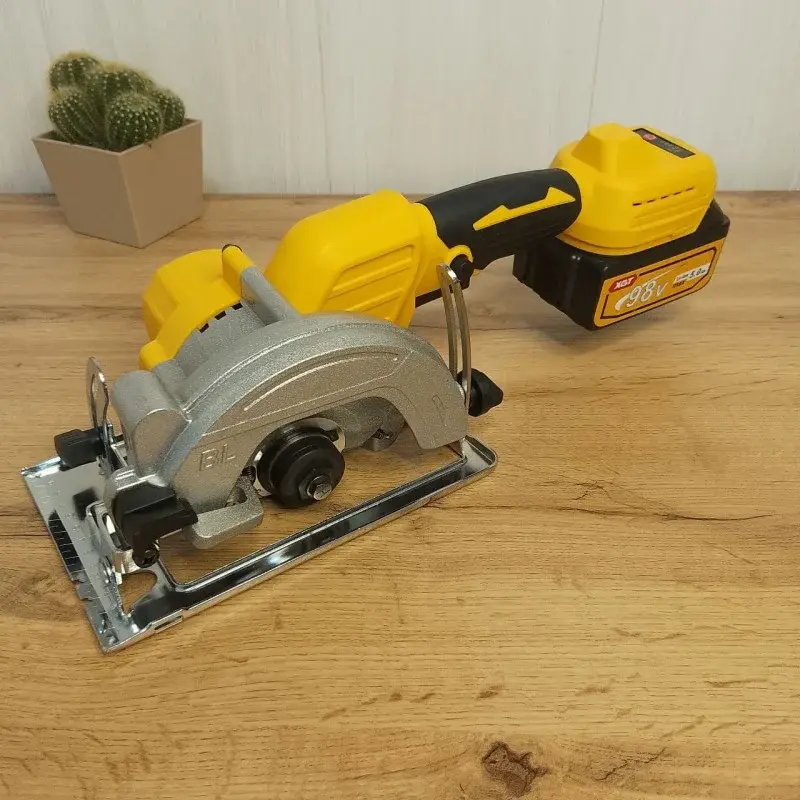 Набір 5 в1 Шуруповер + Болгарка + Перфоратор + Гайковерт + Пила NEW 98V (жовтий) - Зображення 2