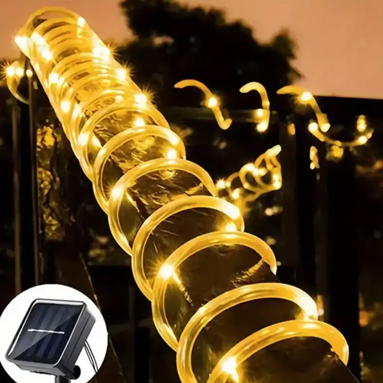 Світлодіодна гірлянда "Трубка" 10 м 100 LED, білий теплий - Зображення 4