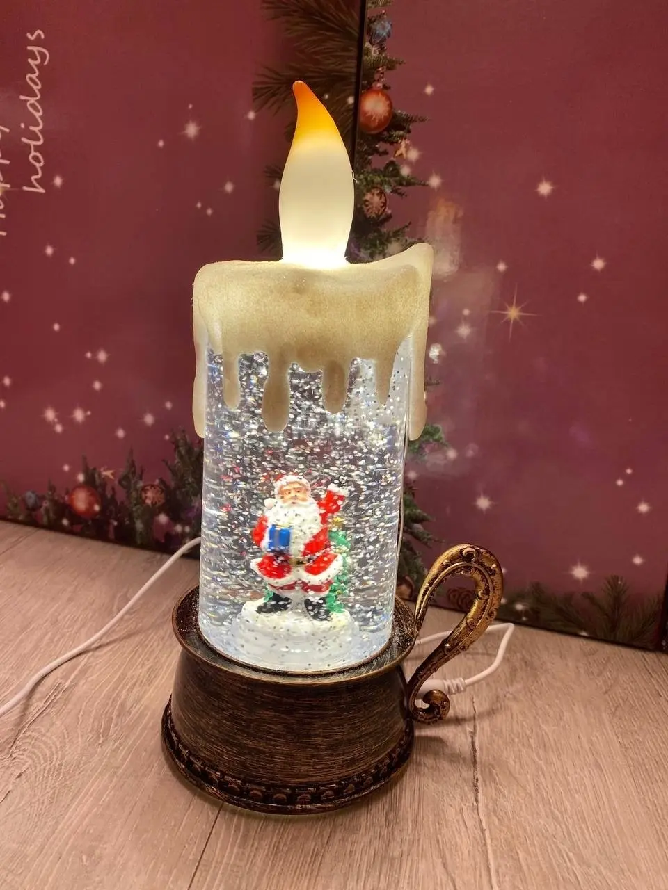 Новорічний ліхтар "Різдвяна історія", 30,5 см 811 - Зображення 5