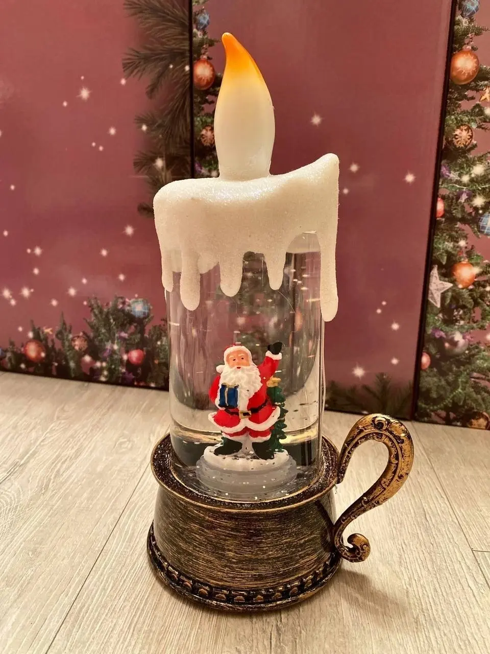 Новорічний ліхтар "Різдвяна історія", 30,5 см 811 - Зображення 2