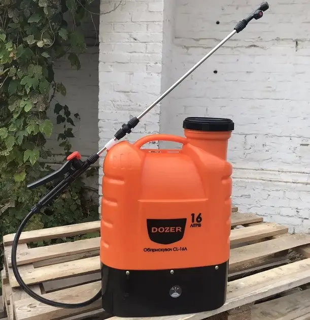 Акумуляторний обприскувач Dozer 16Л, Ранцевий обприскувач з насадками CL-16A - Зображення 4