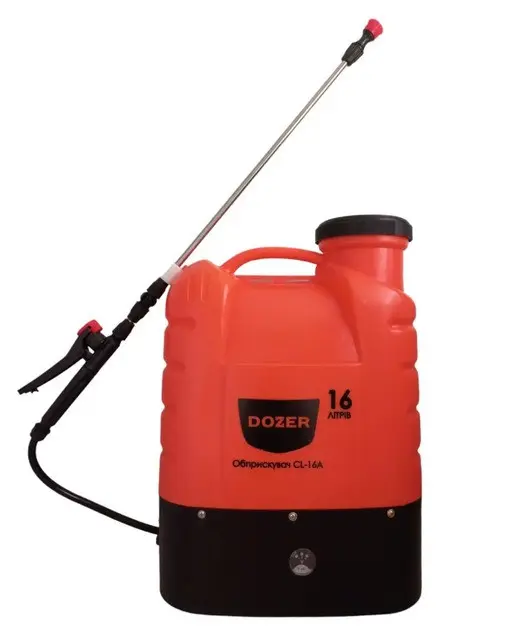 Акумуляторний обприскувач Dozer 16Л, Ранцевий обприскувач з насадками CL-16A - Зображення 3