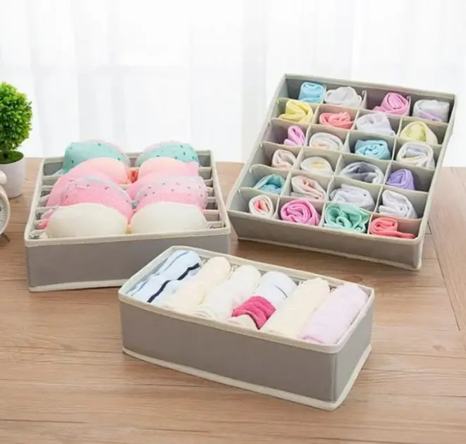 Органайзер для речей XL-1090 4шт 32х32х10 см - Зображення 5