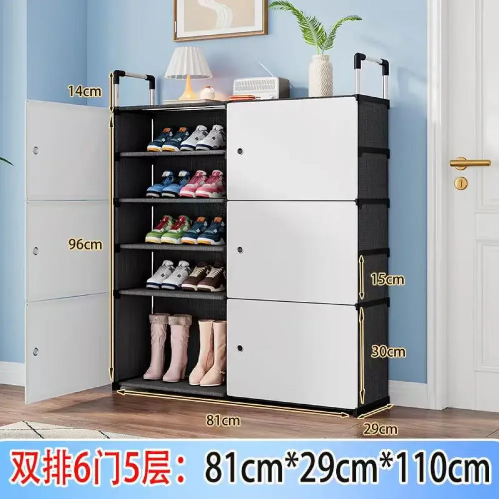 Полиця для взуття, закритий стелаж 81*29*110 AND LY-1046 - Зображення 2