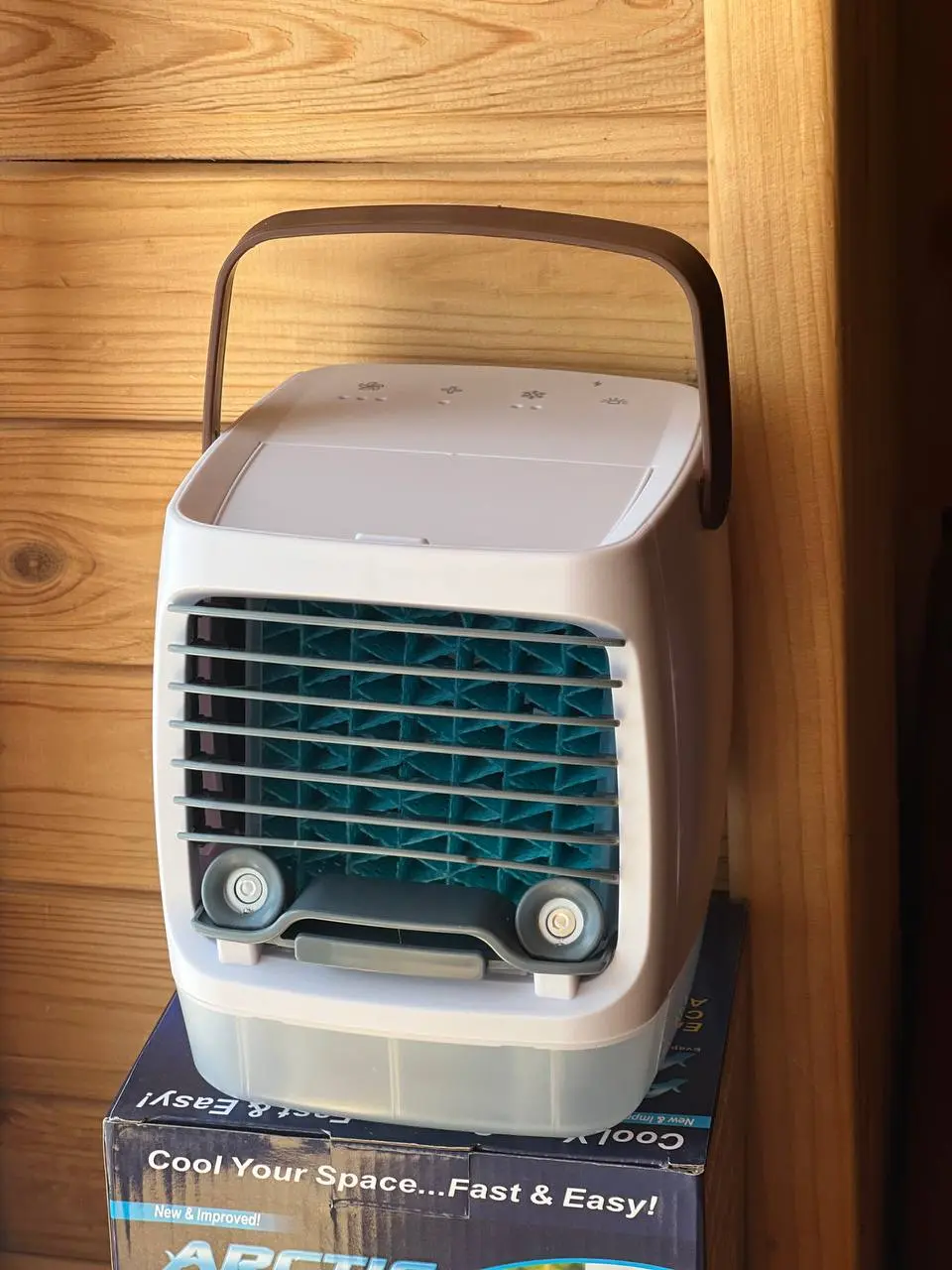 Портативний вентилятор USB з водяним охолодженням, розпилювач, Arctic air cooler AND XL-1375, зволожувач - Зображення 2